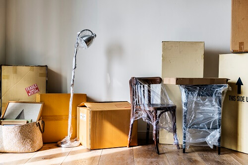 Storage space for household furniture